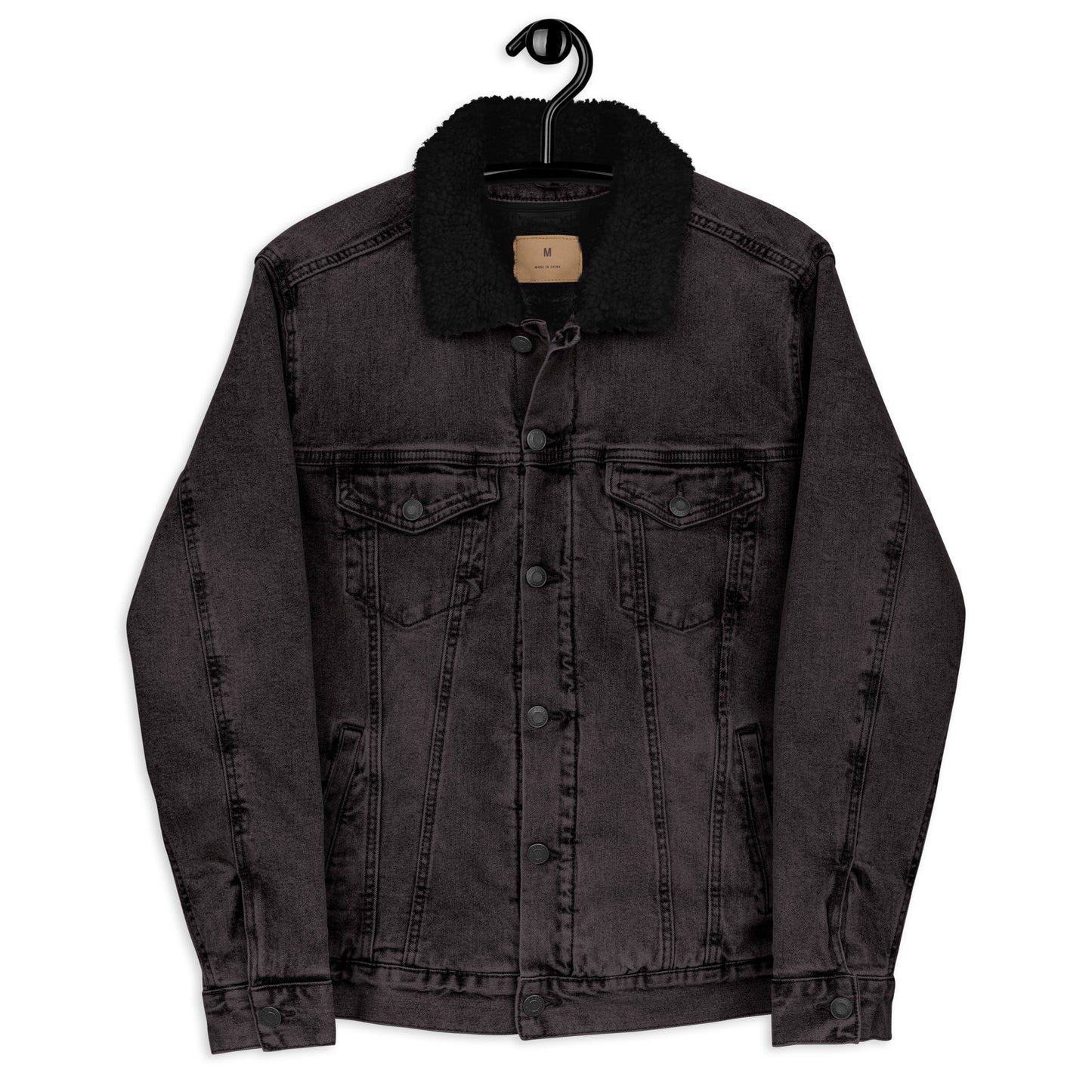 For the Good Sherpa Jacket - Black Denim